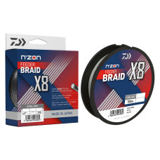 Шнур Daiwa N`Zon X8 Braid 150m Steel Grey 8.5kg 0.12mm (12410-112)