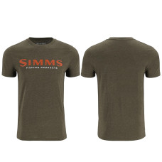 Футболка Simms Logo T-Shirt Loden Heather XXL (12803-1274-60)