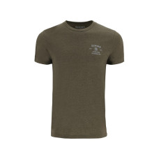 Футболка Simms Stacked Bass T-Shirt Military Heather XL (14206-914-50)