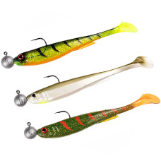Силікон Daiwa Prorex Slim Shady 105mm 8.0g #Perch/Zander Set (15101-002)