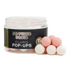 Бойли Dynamite Baits Peppered Squid Fluro Pop-Ups 15mm (DY1679)