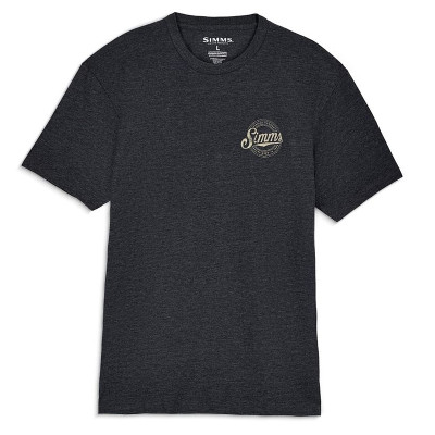 Футболка Simms Circle Lockup T-Shirt Charcoal Heather XL (14273-086-50)