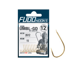 Гачки Fudo Umi Tanago BRL Gold 12 (15 шт.) (FHGD261212)