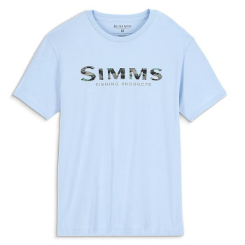 Футболка Simms Shroud Fill Logo T-Shirt Sky Blue M (14276-434-30)