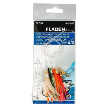 Морський монтаж Fladen Mini Octopus green, orange, pink, hook s (17-1513-2-0)