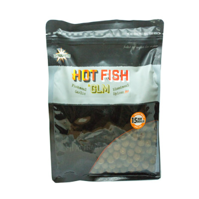 Бойли Dynamite Baits Hot Fish & GLM 15mm 1kg (DY1008)