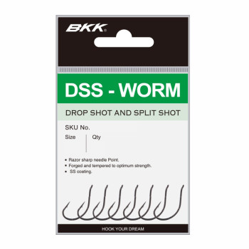 Гачок BKK для дроп шота DSS-WORM #2/0 (A-ES-8335)