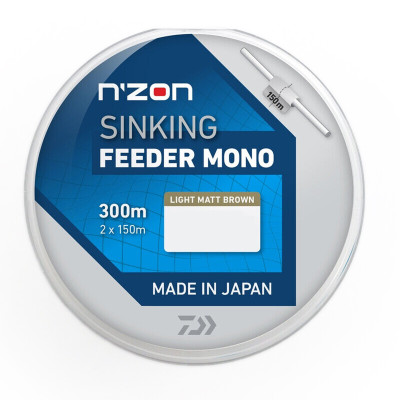 Леска Daiwa N`Zon Sinking Feeder Mono Brown 300m 2.35kg 0.18mm (12405-018)