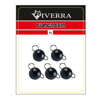Розбірна вольфрамова чебурашка Viverra 4g Black (5шт) (4TCBS-B)