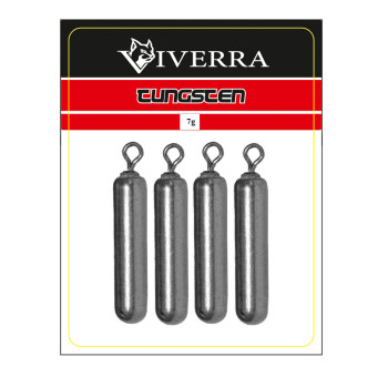Груз дроп шот вольфрам Viverra 7g Natural (4шт) (14TSDR)