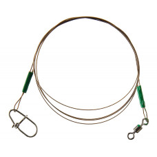 Поводок стальной Cormoran 1x19 Wire leader 30cm 16kg 2pcs (75-34160)