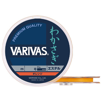 Жилка Varivas Wakasagi Ester Orange 60m 0.104mm (VA 18362)
