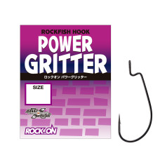 Гачок оффсетный Varivas Rock-On Power Gritter #4/0 5pcs (VA 68525)