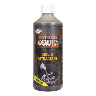 Ліквід Dynamite Baits Squid Liquid Attractant Peppered Squid 500ml (DY1688)
