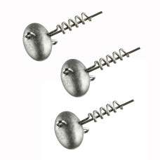 Вантаж штопор Prorex Football Screw-in Jig Head Lead Free 7g 3pcs (15417-007)
