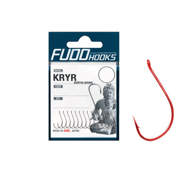 Гачки Fudo Keiryu W/Ring Red 12 (12 шт.) (FHRD620412)