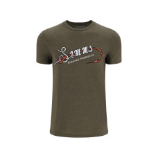 Футболка Simms Hook & Loop T-Shirt Military Heather L (14102-914-40)