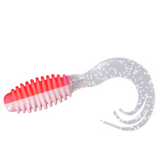 Силікон Big Bite Baits Ring Triple Tip Grub 2" 10pc #Red Head (2317461)