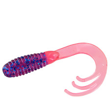 Силікон Big Bite Baits Triple Tip Grub 2" 10pc #Electric Blue Firetail (2317482)