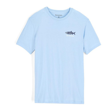 Футболка Simms Tarponwear T-Shirt Sky Blue L (14274-434-40)