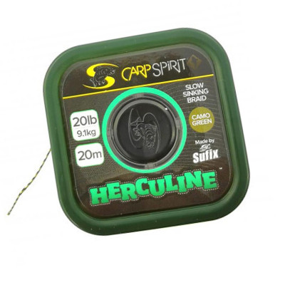 Повідцевий матеріал Carp Spirit Herculine Braid Camo Green 20m 9.1kg 20lb #0.16 (ACS640067)