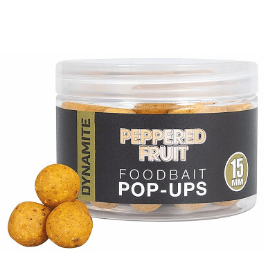 Бойли Dynamite Baits Peppered Fruit Food Bait Pop-Ups 15mm (DY1923)