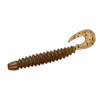 Силікон Daiwa HRF Curly 2.6" #Green Pumpkin (07470081)