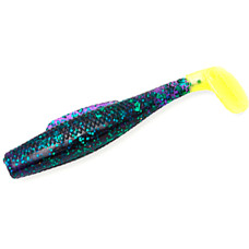 Силикон ZMAN Minnowz 3" Purple/Chartreuse Tail