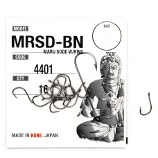 Гачки Fudo Maru Sode W/Ring Black 7 (16 шт.) (FH BN 4401 7)