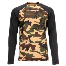 Реглан Simms Lightweight Baselayer Top CX Woodland Camo L (13309-569-40)