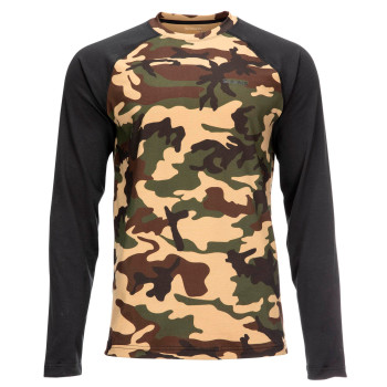 Реглан Simms Lightweight Baselayer Top CX Woodland Camo L (13309-569-40)