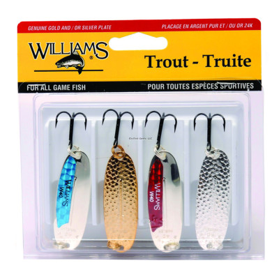 Набір блешень Williams Trout 4-Pack Williams Kit (4-TK-ASST)