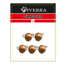 Розбірна вольфрамова чебурашка Viverra 4g Copper (5шт) (4TCBS-C)