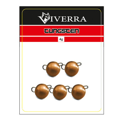 Разборная вольфрамовая чебурашка Viverra 7g Copper (3шт) (7TCBS-C)