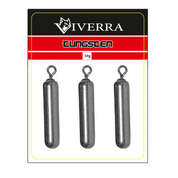 Груз дроп шот вольфрам Viverra 10g Natural (3шт) (38TSDR)