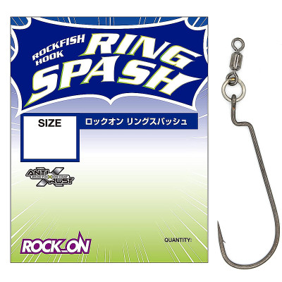 Гачок оффсетный Varivas Rock-On Ring Spash #2 4pcs (VA 68532)
