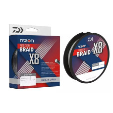Шнур Daiwa N`Zon X8 Braid Steel Gray 300m 7.0kg 0.10mm (12410-310)