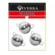 Розбірна вольфрамова чебурашка Viverra 7g Electroplated silver (3шт) (7TCBS-ES)