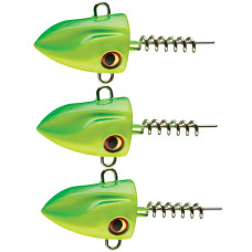 Вантаж штопор Daiwa Prorex Screw-In Pelagic Head 30g 3pcs #Lime Chartreus (209435)