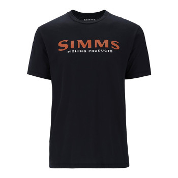 Футболка Simms Logo T-Shirt Jet Black XXL (12803-1292-60)