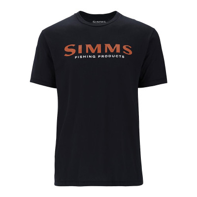 Футболка Simms Logo T-Shirt Jet Black XXL (12803-1292-60)