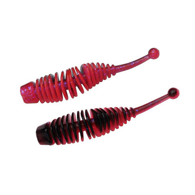Cилікон Berkley PowerBait Power Naiad 70mm 8pcs #Slmn Egg Red/ Black (1621192)