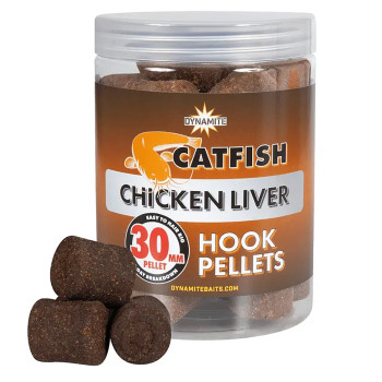 Пелетс Dynamite Baits Catfish Chicken Liver Hook Pellets 30mm (DY809)
