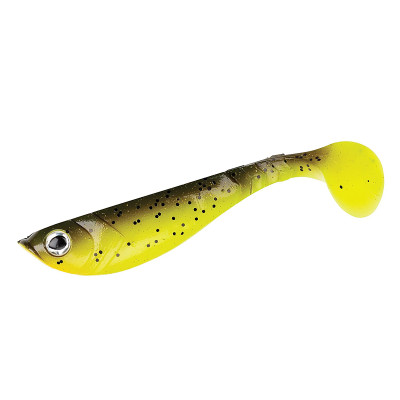 Силікон Berkley Pulse Shad 80mm 4pcs #Brown Chartreuse (1543958)