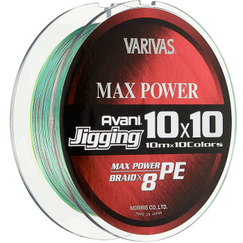 Шнур Varivas Avani Jigging Max Power X8 10*10 Multicolor 200m 12.9kg 0.205mm #1.5 (РБ-634300)