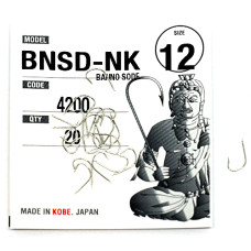 Гачки Fudo Banno Sode Nickel 12 (20 шт.) (FHNK420012)