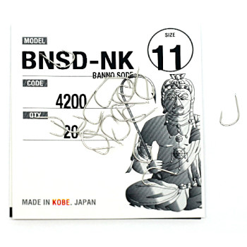 Гачки Fudo Banno Sode Nickel 11 (20 шт.) (FH NK 4200 11)
