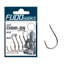 Гачки Fudo Chino W/Ring Black 1 (9 шт.) (FHBN11011)