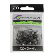Вертлюжок з застібкою Daiwa Prorex Snap Swivel XL 32kg 10pcs (15408-104)