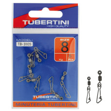 Вертлюг із застібкою Tubertini TB-3105 6pc #8 (55351XX)